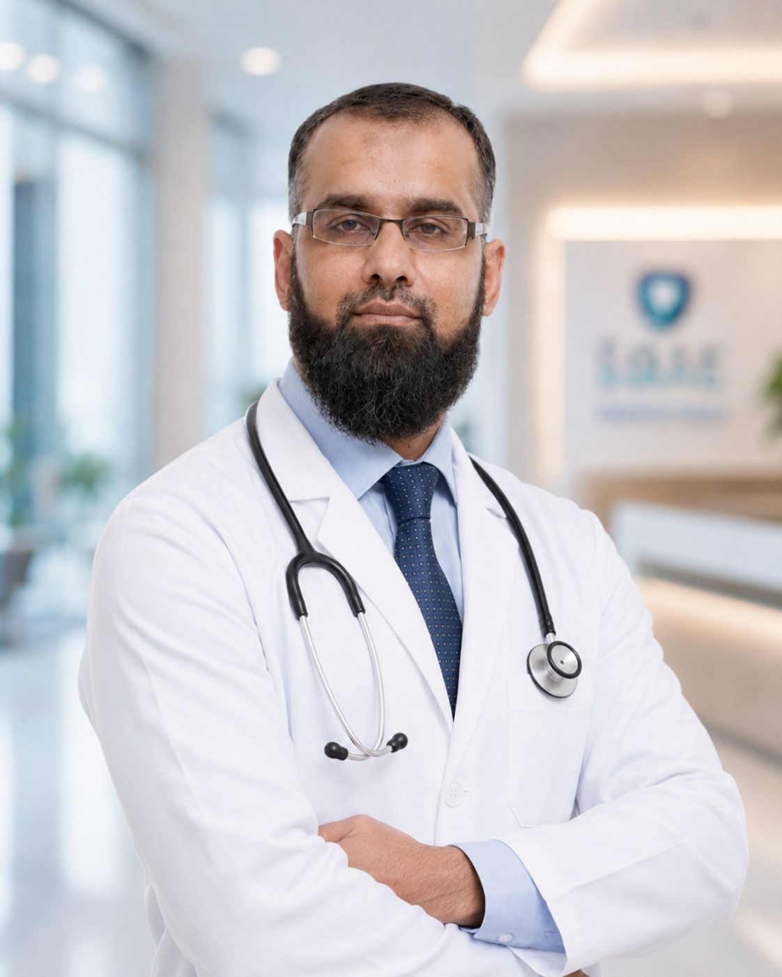 Dr. Farhan Mustafa in consultation